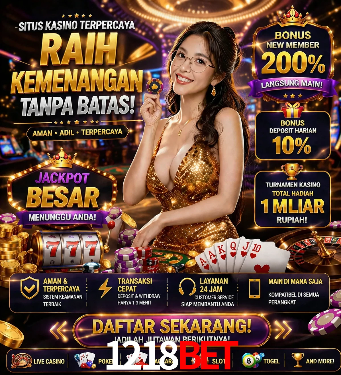 Roleta e blackjack 1218bet